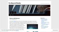 Desktop Screenshot of farbeyondreality.com